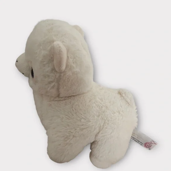 Keel Toys Alpaca Llama Soft Toy Plush Cuddly Animal White Pink Eyes Age 1+ Years - Picture 5 of 12